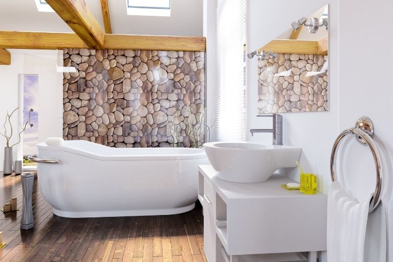 huge bathroom bathtubs in a newly renovated bathrooms